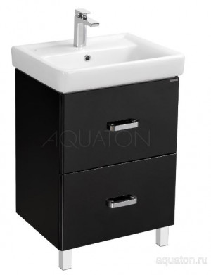 Тумба под раковину Акватон Америна 60 Н 1A169201AM950 черная