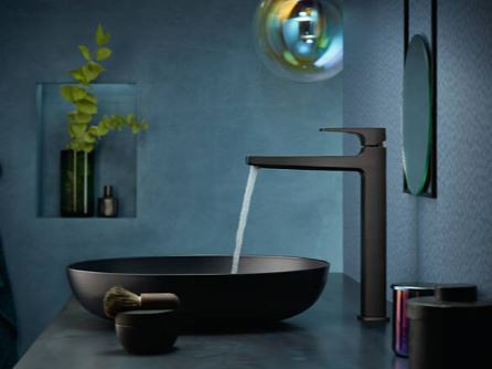 Смеситель Hansgrohe Metropol 32512340 для раковины черный хром