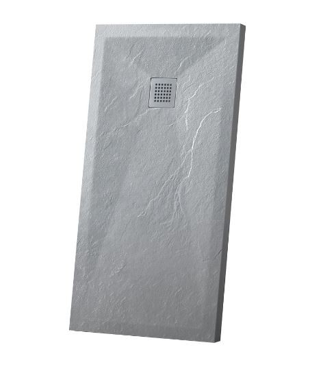 Поддон из искусственного камня Vincea VST-4SR9016G 160*90 серый