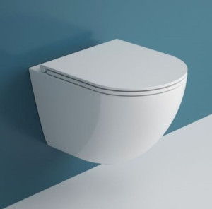 Унитаз подвесной Esbano Gardena-49T ESUPGARD49TW смыв Торнадо безободковый с микролифтом