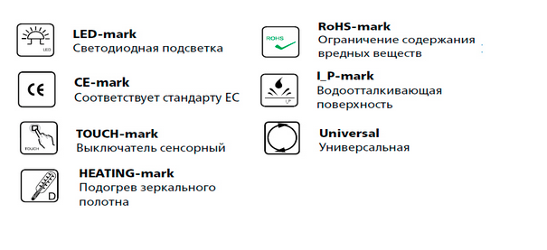 Зеркало Esbano ES-3429HRD 60*80
