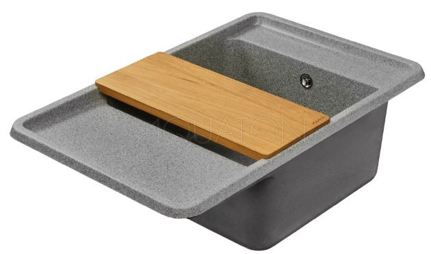 Мойка для кухни Акватон Беллис 78 1A725032BS230 серая