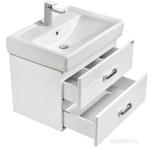 Тумба под раковину Акватон Америна 70 1A137601AM010 белая