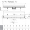 Душевой лоток Pestan Confluo Frameless Line 300 13701201 Black Glass