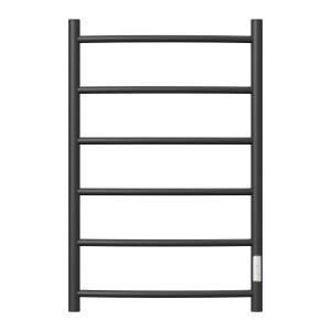 Полотенцесушитель электрический Point Афина PN04858B П6 500*800 диммер справа черный