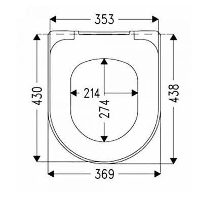 Сиденье для унитаза Gustavsberg Artic Cedo Toscana микролифт