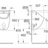 Писсуар Grohe Bau Ceramic 39438000 подвод воды сзади