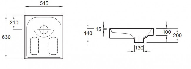 Чаша Генуя Jacob Delafon Bourguignon 2 E1491-00 напольная