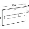 Клавиша смыва Roca PL-7 890088309 белая