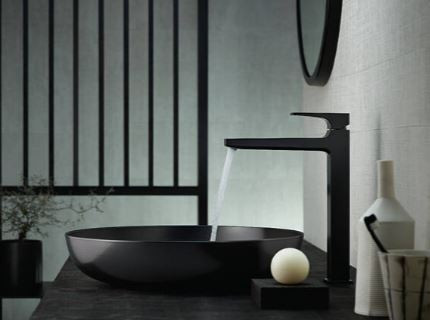 Смеситель Hansgrohe Metropol 32512670 для раковины черный матовый