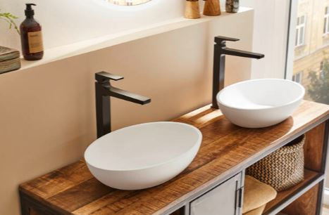 Смеситель Hansgrohe Metropol 32512670 для раковины черный матовый