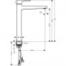 Смеситель Hansgrohe Metropol 74512000 для раковины