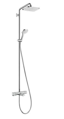Душевая система Hansgrohe Croma E Showerpipe 280 1jet 27687000 с термостатом для ванны