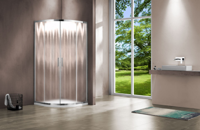 Душевой уголок Vincea Garda 80*80 VSQ-1G800CH шиншилла