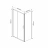 Душевой уголок Vincea Garda 140*100 VSR-1G1014CL прозрачное