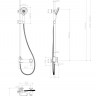 Душевая система Lemark Minima LM3860C