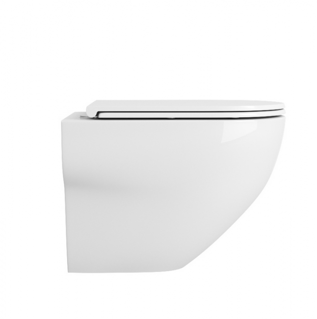 Унитаз подвесной OWL Wave Cirkel-H TOWLT190801 безободковый система смыва Торнадо с микролифтом