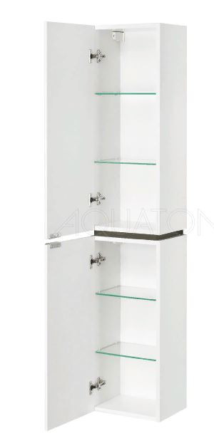 Шкаф-колонна Акватон Скай PRO 1A238603SY01L левый белый глянец