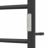 Полотенцесушитель электрический Point Афина PN04858PB П5 500*800 с полкой диммер справа черный