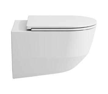 Унитаз подвесной Laufen Pro Rimless 8.2096.6.000.000.1 безободковый без сиденья