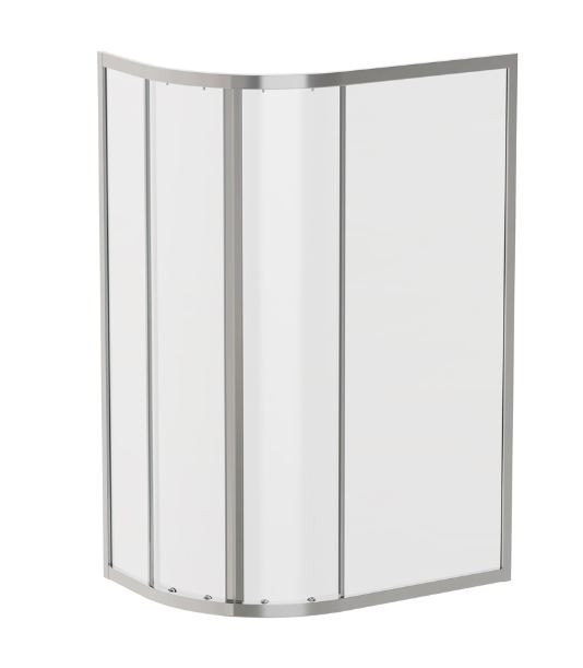 Душевой уголок BelBagno DUE-RH-2 100*80 прозрачное