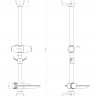 Штанга для душа Lemark LM8065C