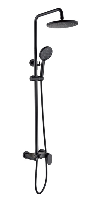 Душевая система Boheme Spectre 458-B черный матовый