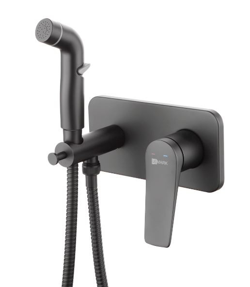 Комплект гигиенического душа Lemark Bronx LM3720BL черный матовый