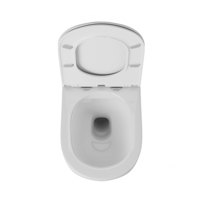 Унитаз подвесной OWL Eld Ruta Line-H OWLT190602 безободковый с микролифтом