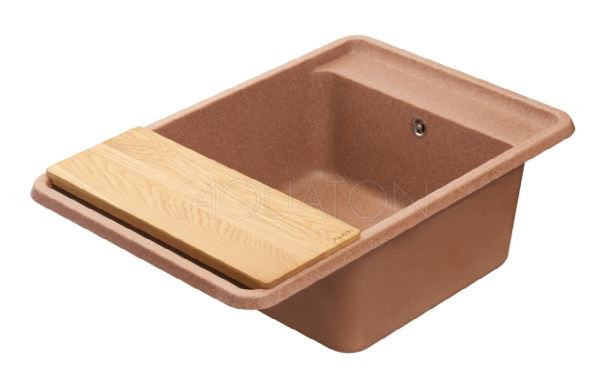 Мойка для кухни Акватон Беллис 78 1A725032BS270 терракотовая