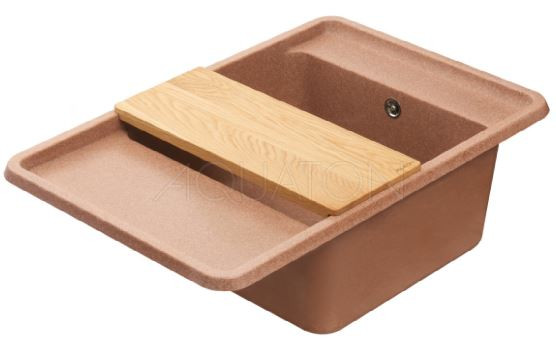 Мойка для кухни Акватон Беллис 78 1A725032BS270 терракотовая