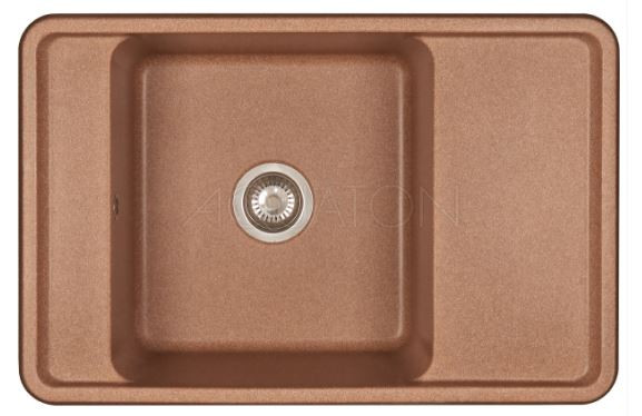 Мойка для кухни Акватон Беллис 78 1A725032BS270 терракотовая