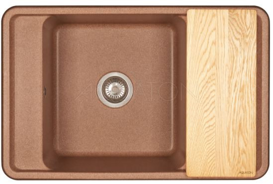 Мойка для кухни Акватон Беллис 78 1A725032BS270 терракотовая