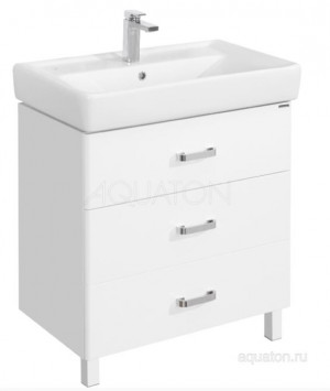 Тумба под раковину Акватон Америна 70 М 1A169001AM010 белая
