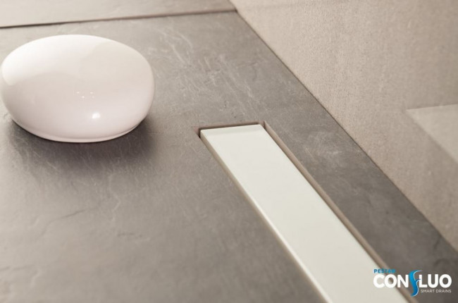 Душевой лоток Pestan Confluo Frameless Line 550 13701212 White Glass