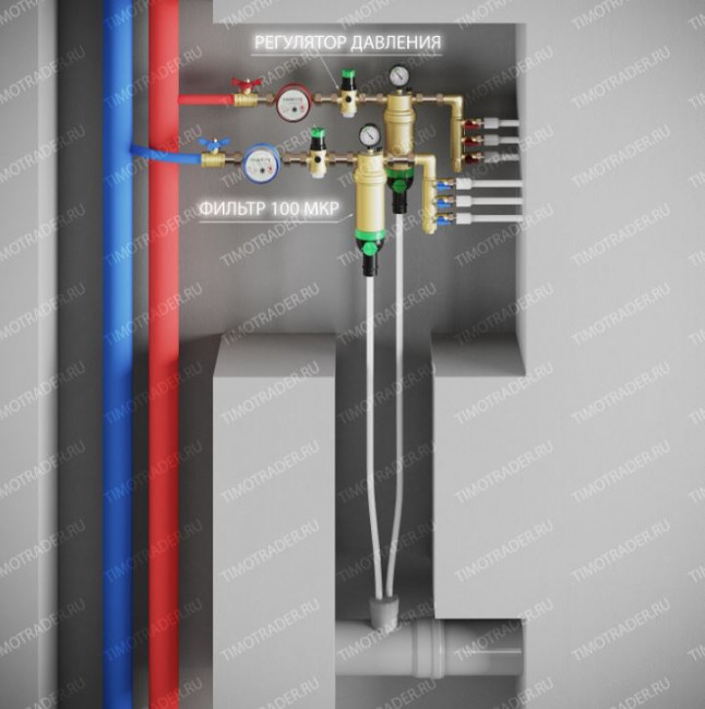 Душевая система Timo Torne SX-4319/03SM черный матовый