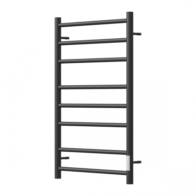 Полотенцесушитель электрический Point Аврора PN10858B П8 500*800 диммер справа черный