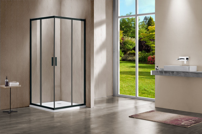 Душевой уголок Vincea Garda 120*80 VSS-1G8012CLB прозрачное