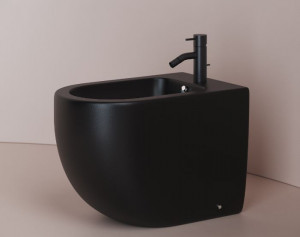 Биде напольное Ceramicanova Metropol CN4005MB черный матовый