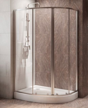 Душевой уголок BelBagno DUE-RH-2 120*80 прозрачное