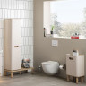 Комплект инсталляции VitrA V12 9830B003-7207 с безободковым унитазом VitrA Sento Rim-Ex кнопка матовый хром
