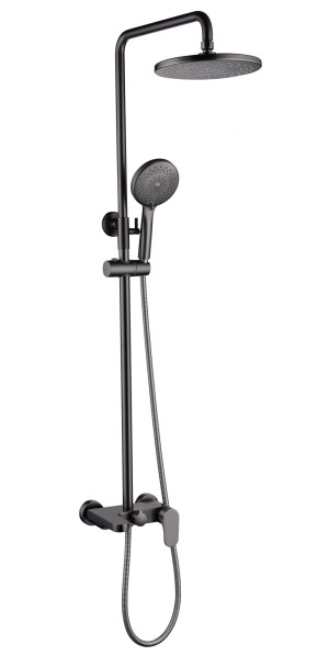 Душевая система Boheme Spectre 458-GM оружейная сталь (графит)