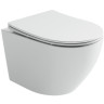 Унитаз подвесной Ceramicanova Uno Rimless CN11001 безободковый с микролифтом