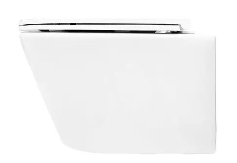 Унитаз подвесной Azario Vela AZ-2480 смыв Торнадо безободковый с микролифтом