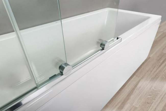 Шторка для ванны Cezares STREAM-VFS-11-90/150-C-Cr