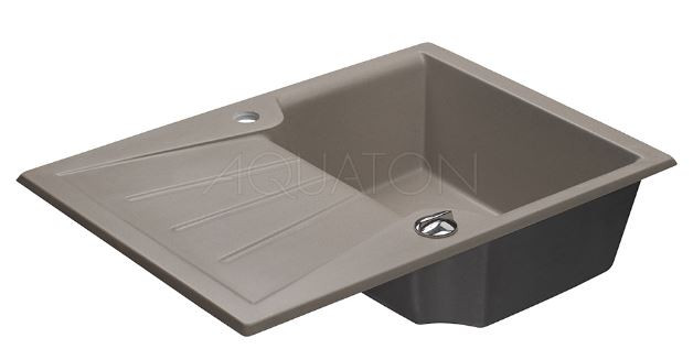 Мойка для кухни Акватон Монца 1A716032MC250 серый шелк