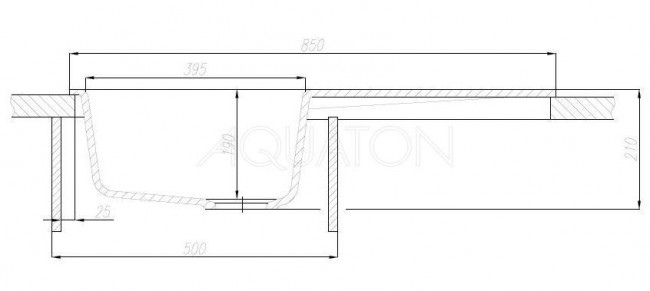 Мойка для кухни Акватон Верона 1A710032VR270 терракотовая