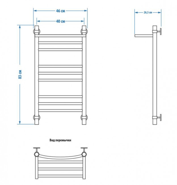 Полотенцесушитель Energy Prestige Modus 800*400 водяной
