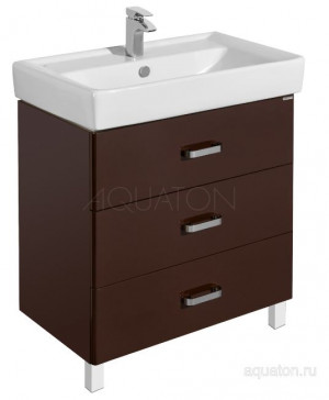 Тумба под раковину Акватон Америна 70 М 1A169001AM430 темно-коричневая