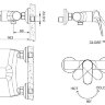 Смеситель Bravat Eler F9191238CP-01-RUS для душа